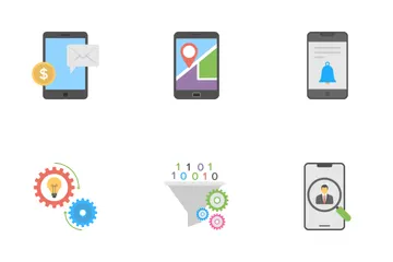 Application Web et mobile Pack d'Icônes