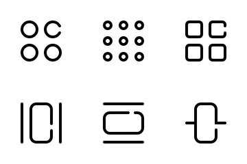 Layout And Grid Icon Pack