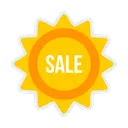 Free Sale Sticker Offer Icon