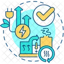Cogeneration of heat and power  Icon