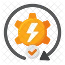 Energy Efficiency Eco Energy Save Planet Icon