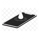 Agua Gota Movil Icono
