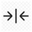 Horizontal Center Center Alignment Icon