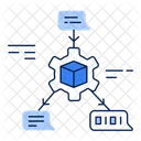 Modelo De Linguagem Ai Processamento De Linguagem Natural Geracao De Texto Ícone
