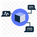 Modelo De Linguagem Ai Processamento De Linguagem Natural Geracao De Texto Ícone