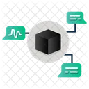 Modelo De Linguagem Ai Processamento De Linguagem Natural Geracao De Texto Ícone