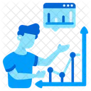 Sales Analytics Chart Icon